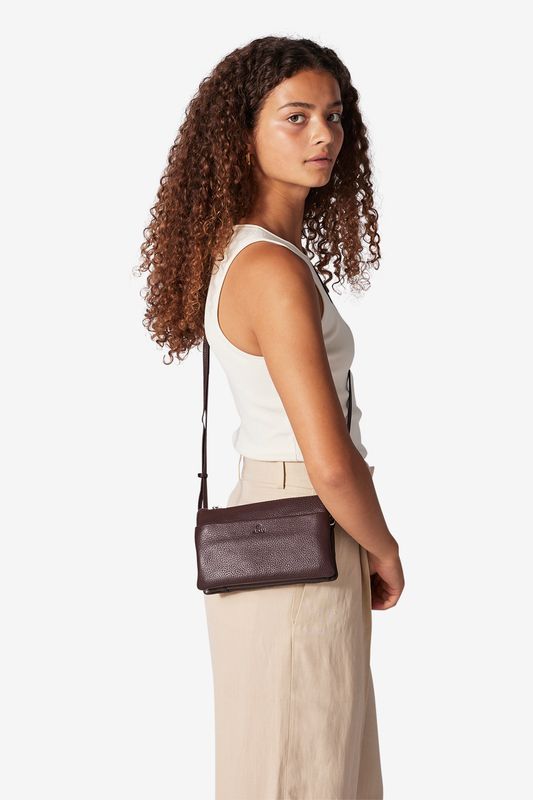 Adax Nellie Combi Clutch Burgundy
