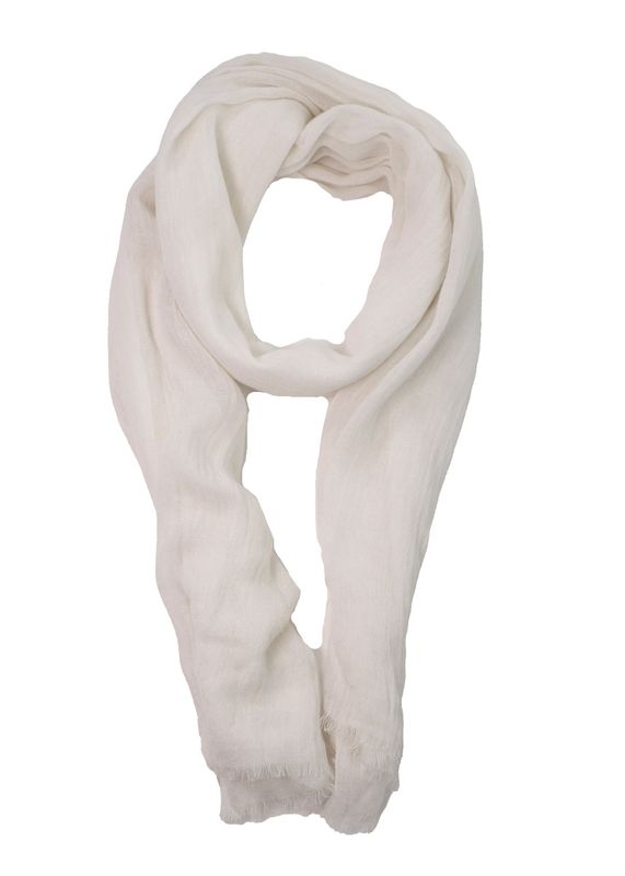 Boheme Scarf i Ull/Viscose Offwhite