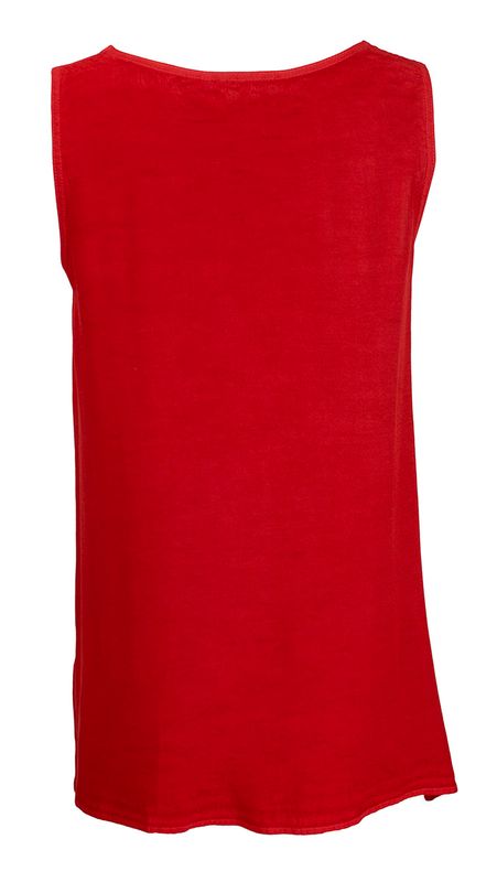 Boheme Lang Singlet Sateng i Red