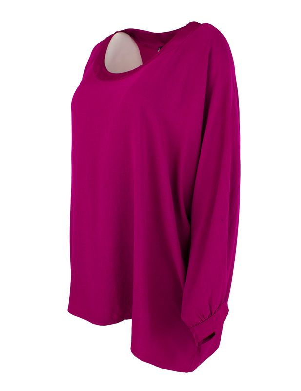 Boheme Bluse i Fuchsia