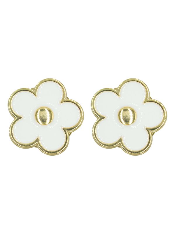 Intex Skjorteknapp Stor Blomst White