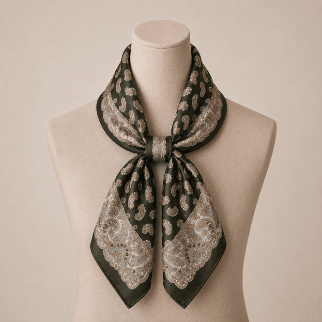 Hovedbilde Diz Lite Skjerf Silkelook  Green