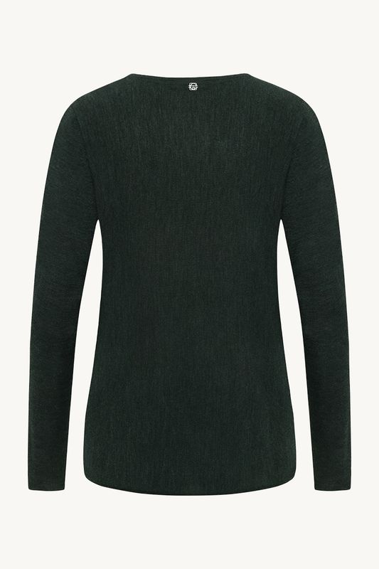 Claire Pippa Jumper i Merinoull Sea Grass