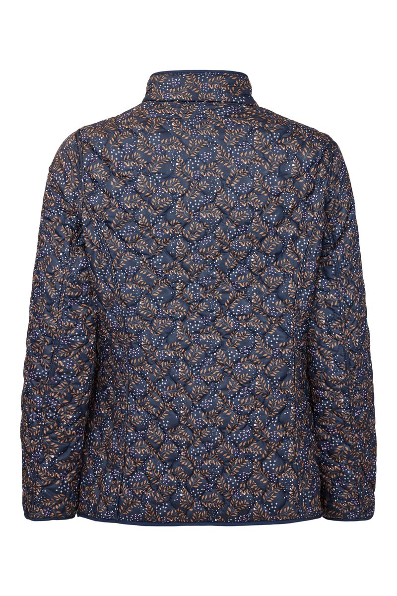 Normann Lett Vattert Vendbar jakke i Navy/Camel