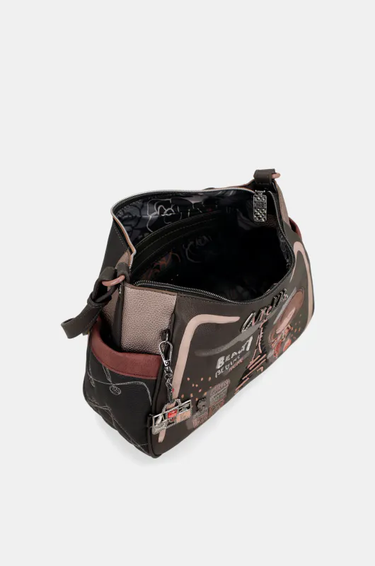 Anekke Crossoverbag Dark Brown/Multi