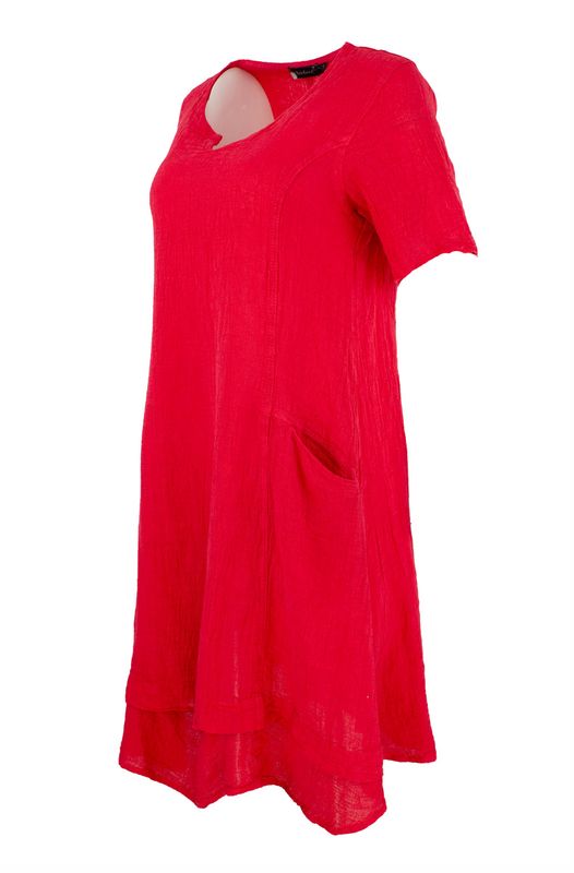 Boheme Kort Linkjole M/Kort Arm i Rasberry