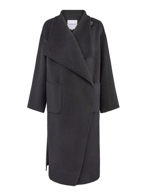 Clermonte Ana Wool Coat Black