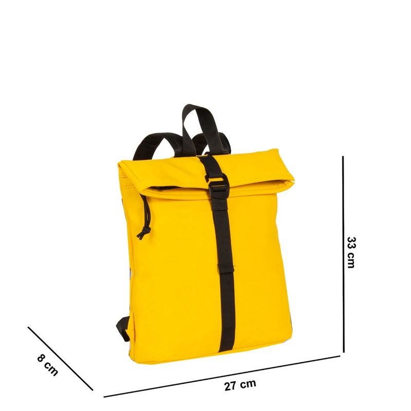 New Rebels Mart  Los Angeles Rolltop Backpack Mini Yellow