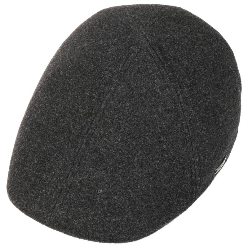 Texas Wool Gatsby Cap Anthrasit Melange