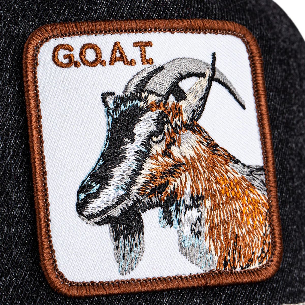 Goorin Bros  The Goat Trucker Cap Dark Denim