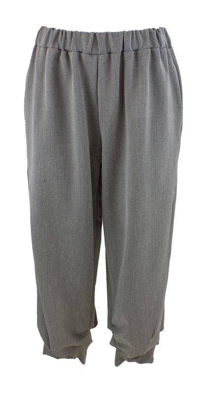 Boheme Bukse Folder i Grey Melange 