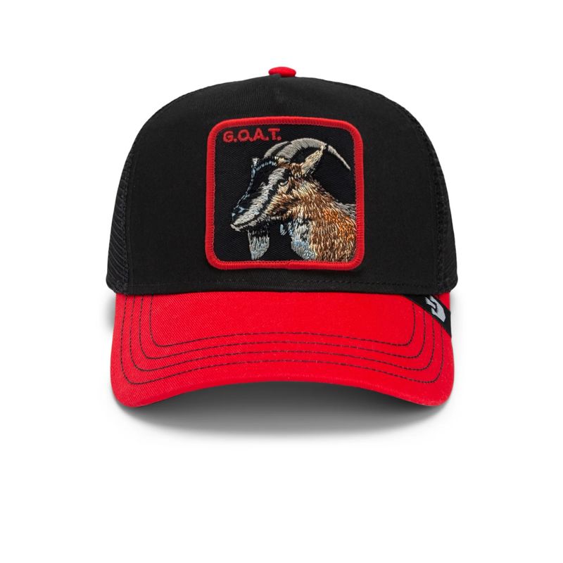 Goorin Bros  The Goat Steer Trucker Cap Black/Red