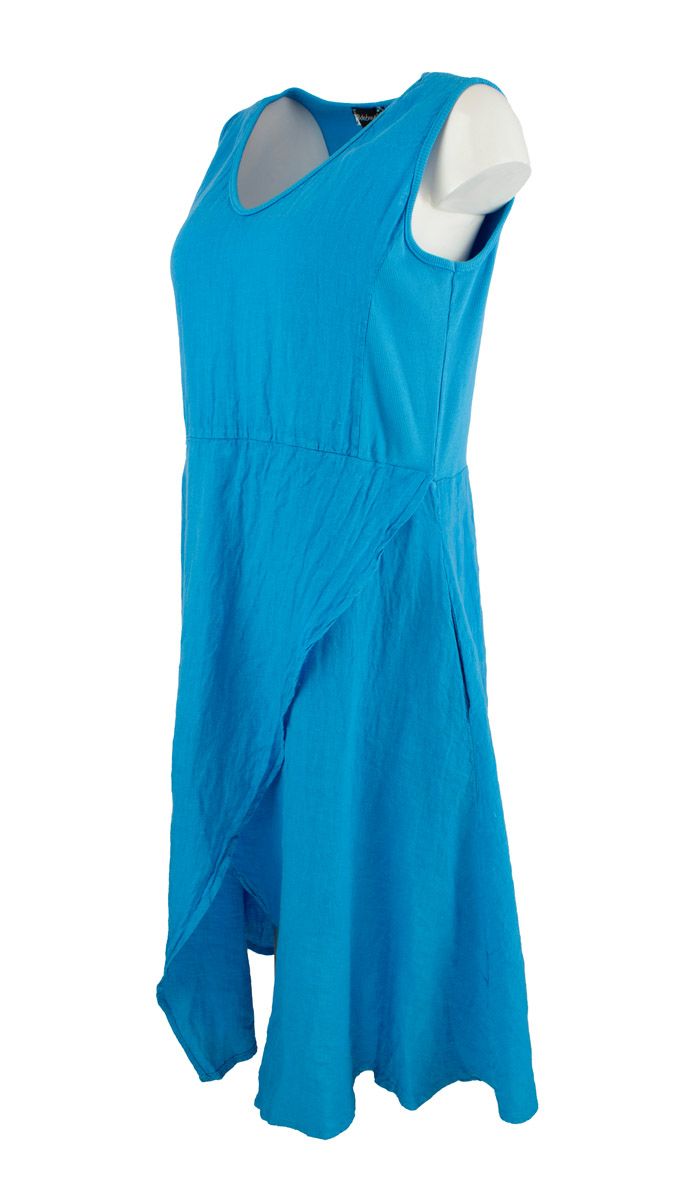 Boheme Linkjole M/Bomullsribb på Ryggen i Turquoise