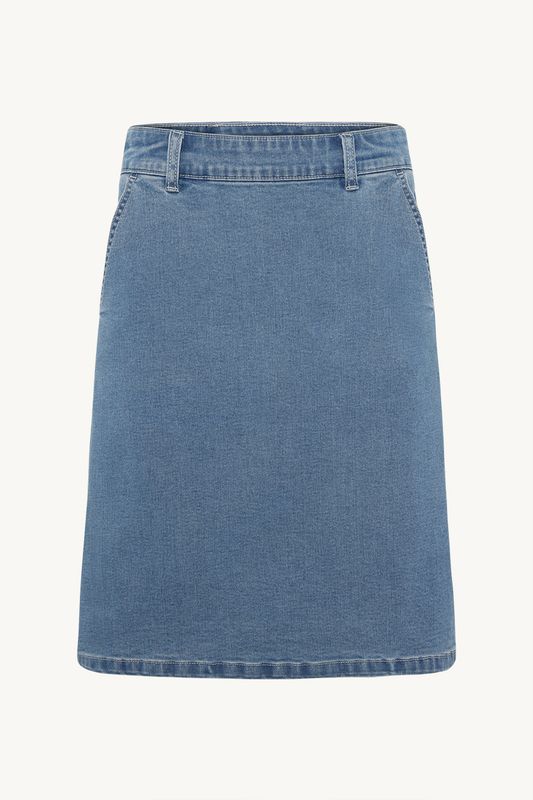 Claire Nadia DongeriSkjørt i Light Blue Denim