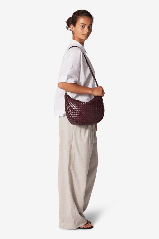 Adax Marlin Shoulderbag Cormorano Barolo