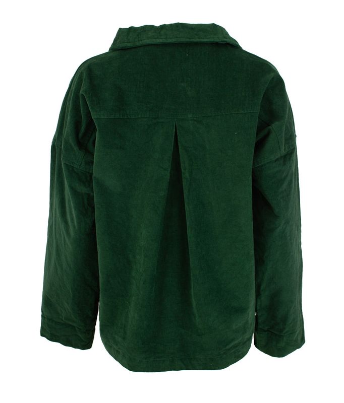 Boheme Jakke Cord i Forest Green