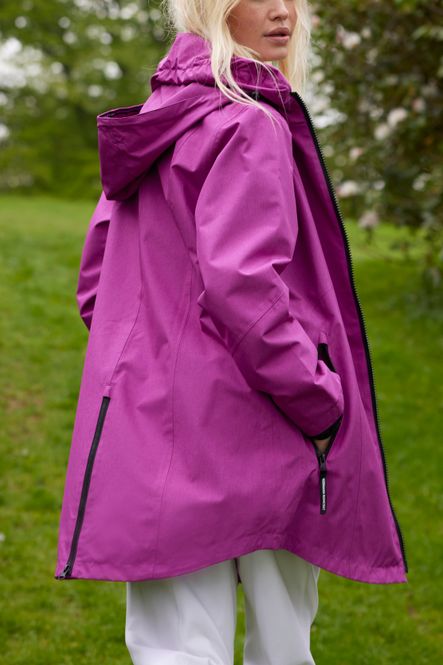 Hovedbilde Normann Regnjakke M/Hette i Deep Orchid