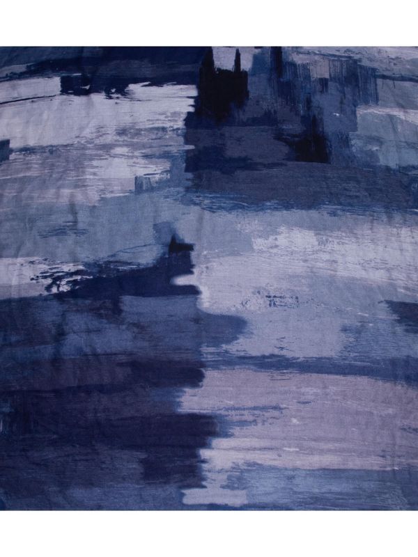 Intex Skjerf Ton i Ton 90 X 80 Cm. i Blue