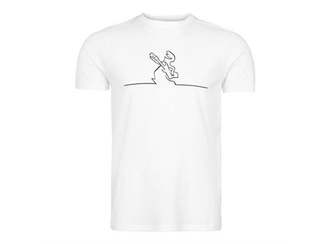 Hovedbilde Herre Streken T-Shirt Rockstar White