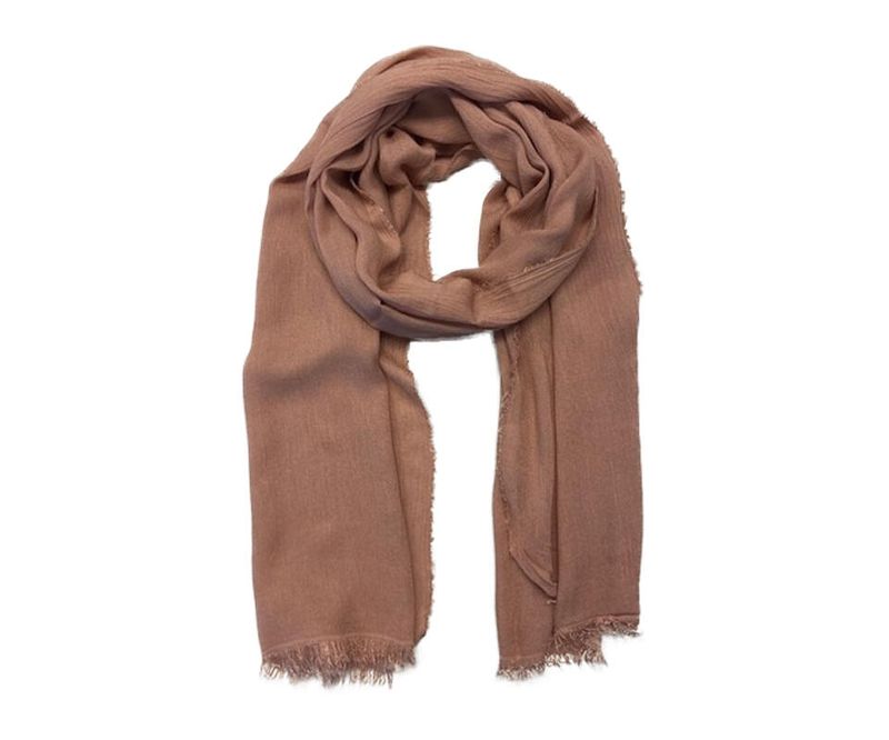 Intex Ensfarget Skjerf 50X190 CM Light Rose