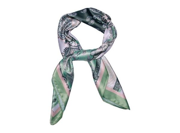 Hovedbilde Intex Skjerf Paisley Grønn 70x70 