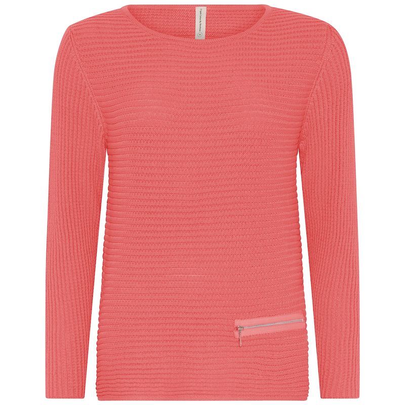 Skovhuus Genser i bomull Blossom Red