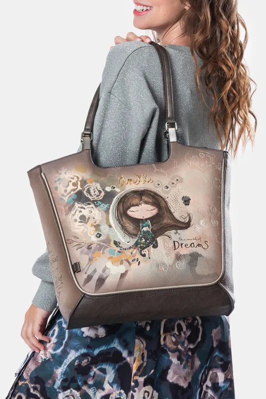 Anekke Shoulderbag Dark Beige/Multi