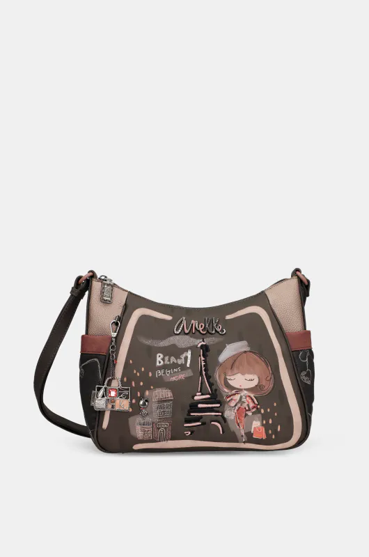 Anekke Crossoverbag Dark Brown/Multi