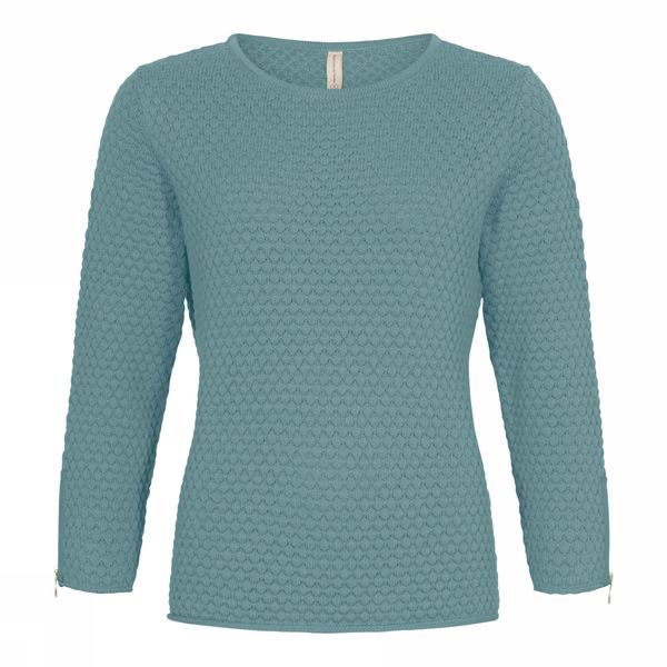 Hovedbilde Skovhuus Genser M/Glidelås På Ermene Eucalyptus ...