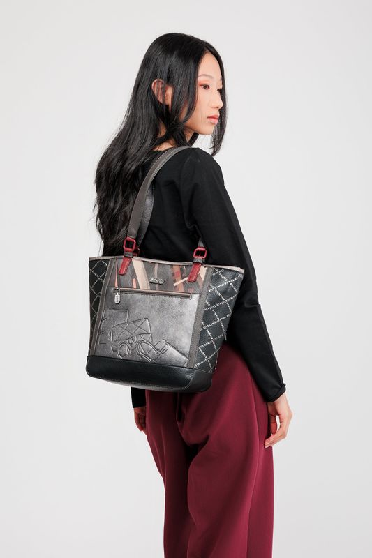 Anekke Shoulder/Totebag Black/Multi