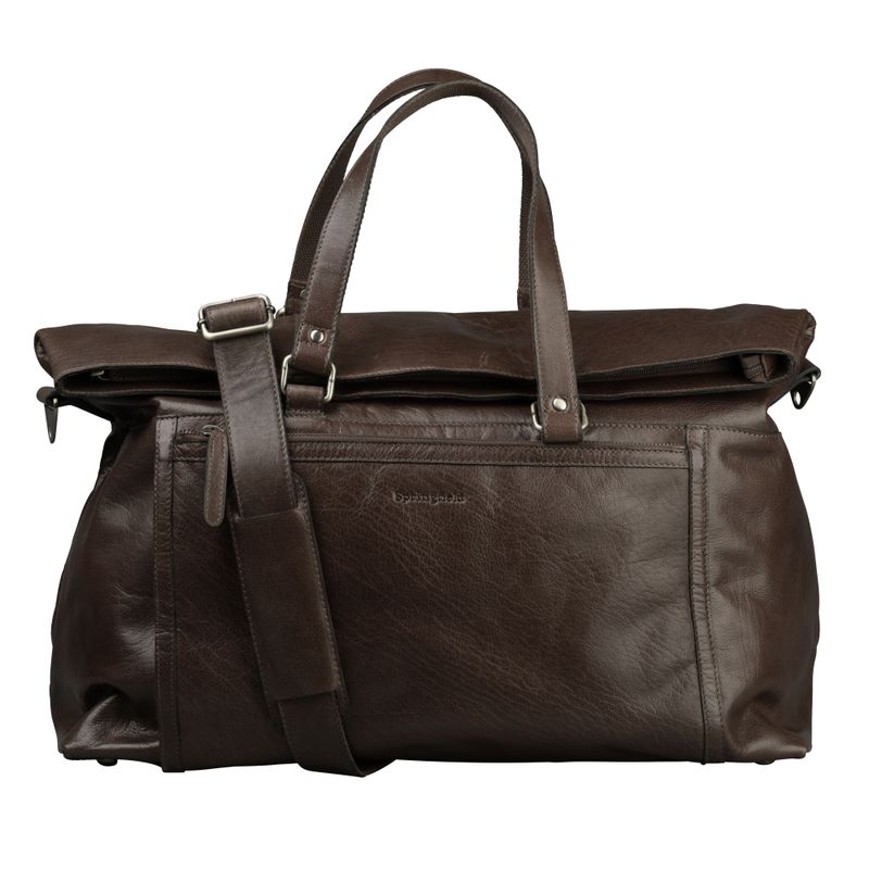 Springfield Stor Weekendbag/Reiseveske Dark Brown